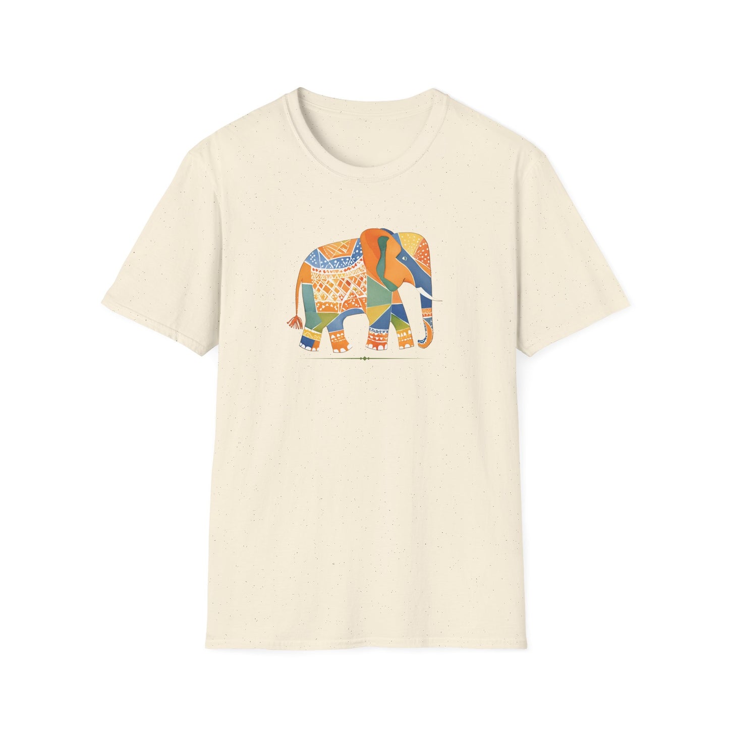 Colorful Geometric Elephant Tee